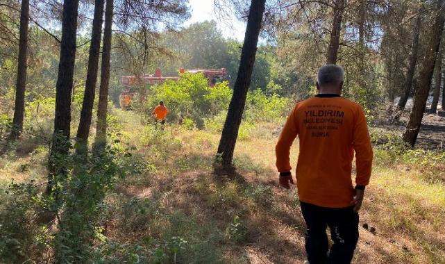 Yıldırım’dan söndürme çalışmalarına destek