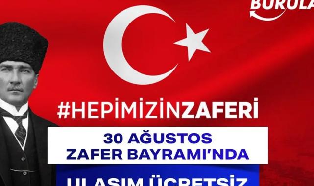 Bursa’da 30 Ağustos Zafer Bayramı’nda ulaşım ücretsiz