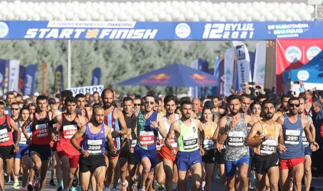 4’ncü Kayseri Yarı Maratonu halk koşusunda kayıt zamanı