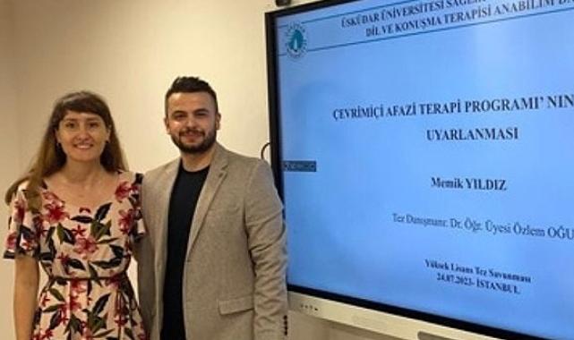 Afazili bireylere çevrimiçi terapi desteği… Afazili bireylerin iletişim becerilerini geliştirmek amaçlanıyor!