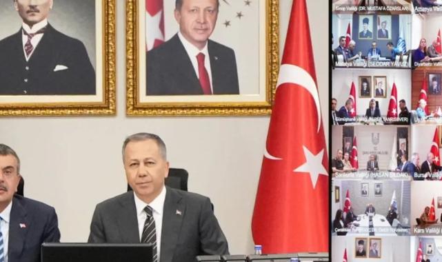 Bakan Tekin ve Yerlikaya 81 il valisi ile buluştu