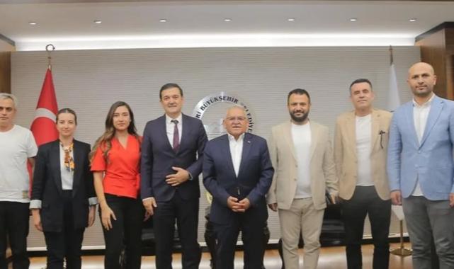 Başkan Büyükkılıç’a, İnşaat Mühendisleri Odası Başkanı Arı’dan ziyaret