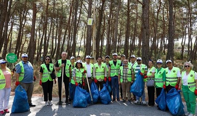Başkan Duman’ın da katıldığı temizlik çalışmasında 5 ton atık toplandı