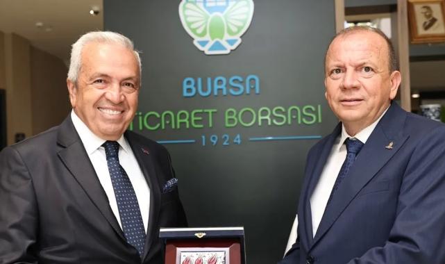 Başkan Şadi Özdemir’den Bursa Ticaret Borsası’na ziyaret