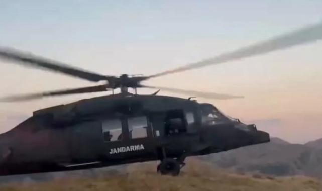 Bingöl’de kayalıklardan düşen kadını Jandarma kurtardı