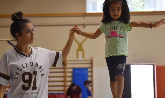 Bursa Yıldırım’da 8 bini aşkın minik cimnastikle tanıştı