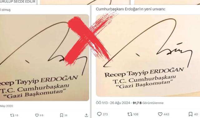 DMM: Erdoğan’ın imzalı evrak iddiası doğru değil