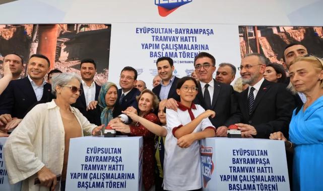 Eyüpsultan-Bayrampaşa Tramvay Hattı öz kaynakla başladı