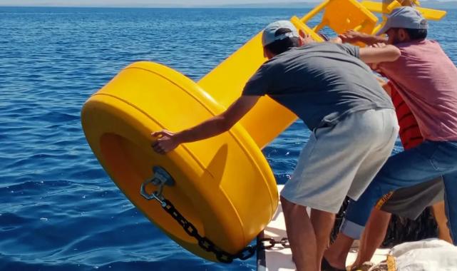 İbrice’de şamandıralar bırakıldı