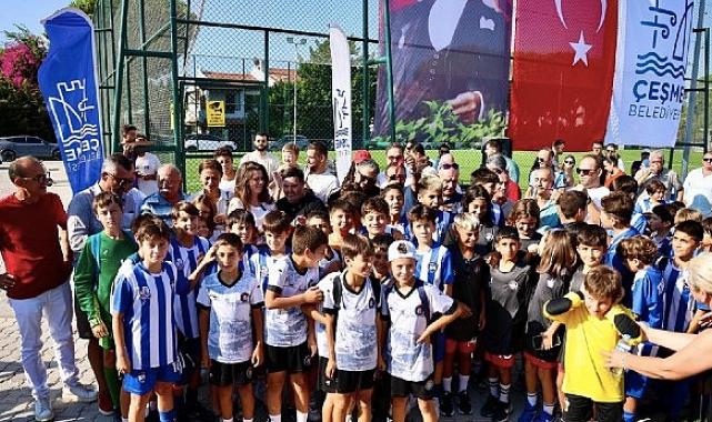Ilıca Ahmet Keleş Spor Tesisi Yeni Haliyle Çocuklarla Buluştu