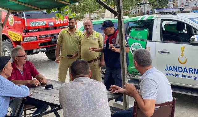Jandarma’dan orman yangınlarına karşı uyarı!