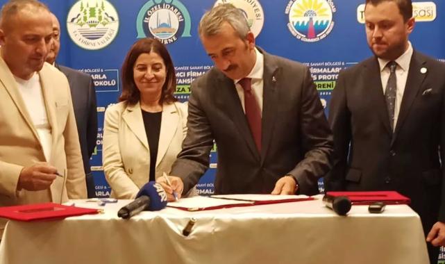 Keşan OSB’de 3 firma ile ön tahsis prtokol imzalandı