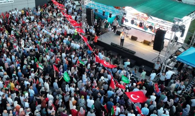 Kocaeli, Şehit Haniye ve Filistin için meydanda