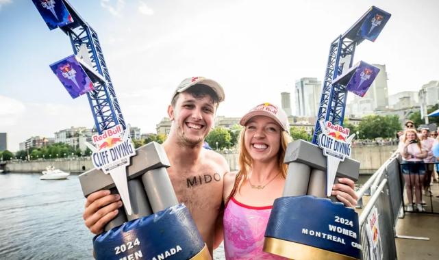 Red Bull Cliff Diving Kanada etabında zafer Heslop ve Carlson’ın oldu