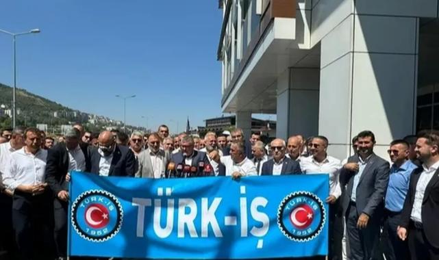 TÜRK-İŞ’ten “vergide adalet” konulu basın açıklaması