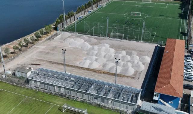 Winsan tesislerine yeni saha yapılıyor