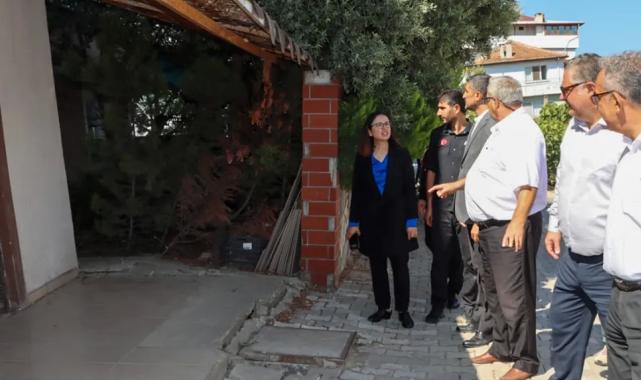 Yalova’da toprak kaymalarının yaşandığı bölgeye yerinde inceleme