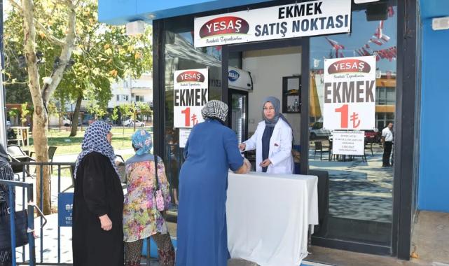 Yenişehir’de ekmek 1 TL