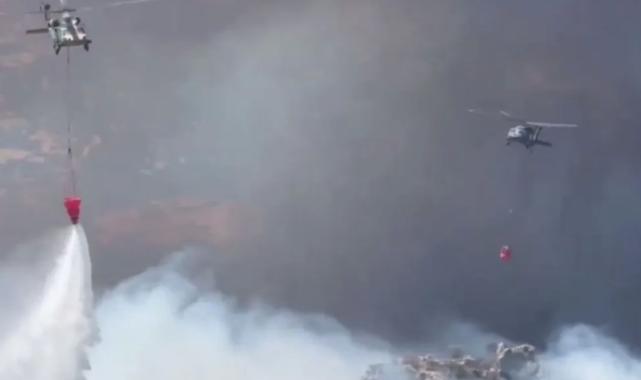 Yeşil Vatan’a cansiperane mücadele… 88 bin 345 ton su alevlere havadan atıldı