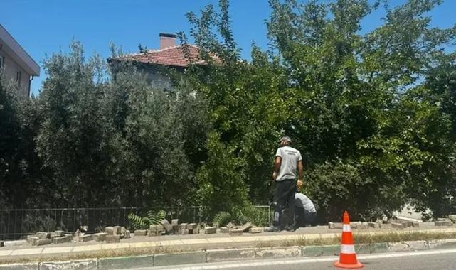 Yıldırım caddesinin altyapı sorunları gideriliyor