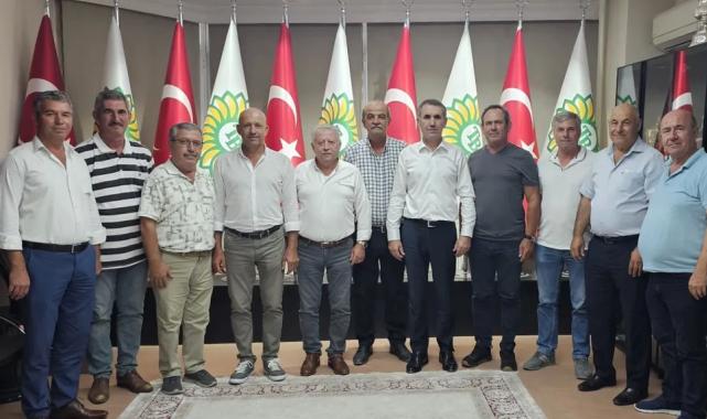 Ziraat Odası başkanlarından Şafak Kırbiç ve TMO’ya ziyaret