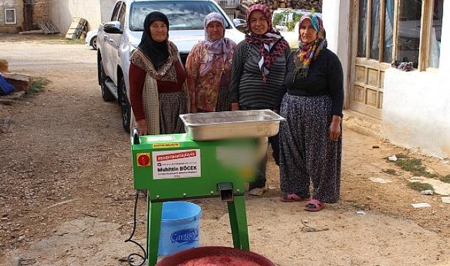 Antalya Büyükşehir Belediyesi Elmalılı kadınları yalnız bırakmadı