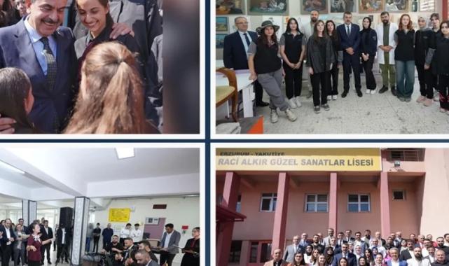 Bakan Tekin’den Erzurum temasları