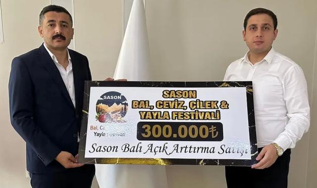 Balın geliri Sason’lu arıcılara dağıtıldı