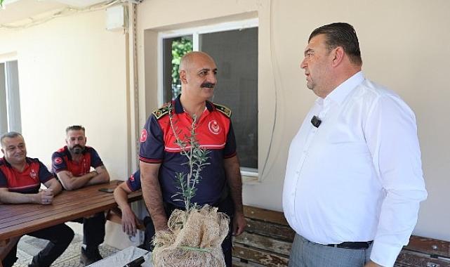 Başkan Yetişkin’den İtfaiye Haftası’nda anlamlı ziyaret