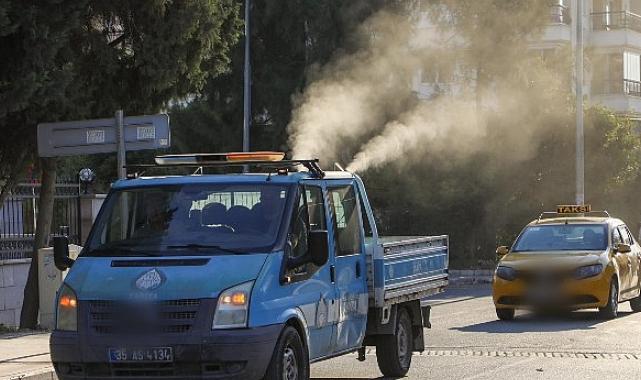 Buca Belediyesi, beyaz sineklere karşı ilaçlama başlattı