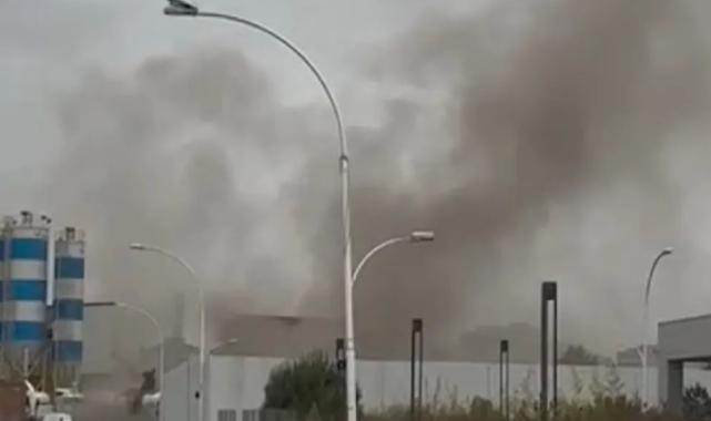 Bursa’da ruhsatsız çalışan çimento tesisi Nilüferlileri isyan ettirdi