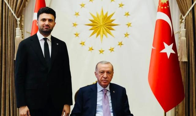 Bursaspor Başkanı Enes Çelik, Cumhurbaşkanı Erdoğan’ı ziyaret etti
