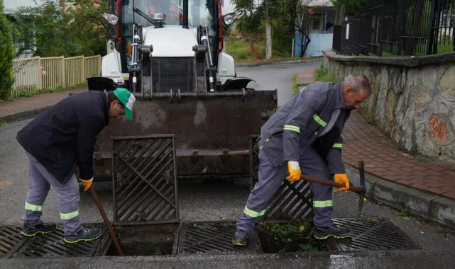 Çayırova’da mazgal temizliği