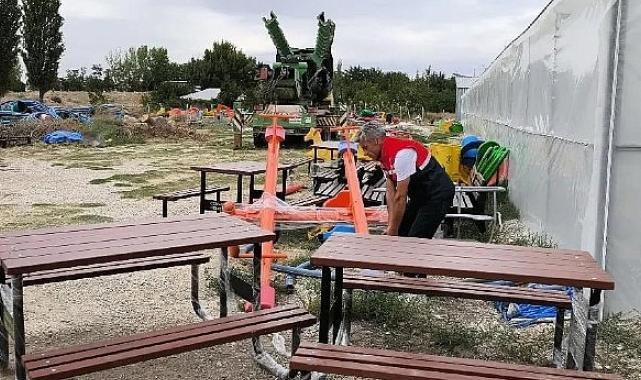 Deprem bölgesine Osmangazi eli