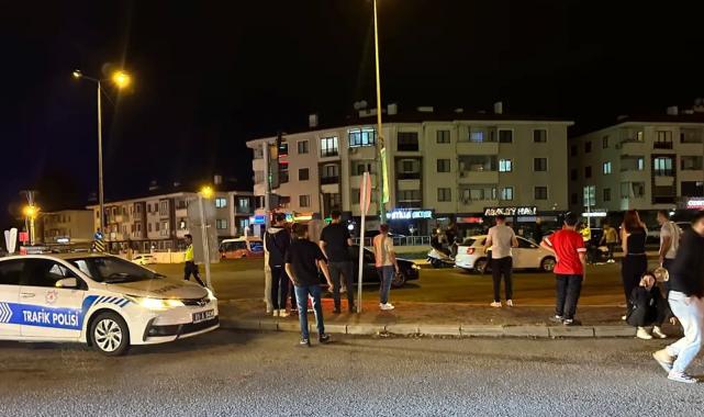 Düzce’de zincirleme kaza 2 yaralı