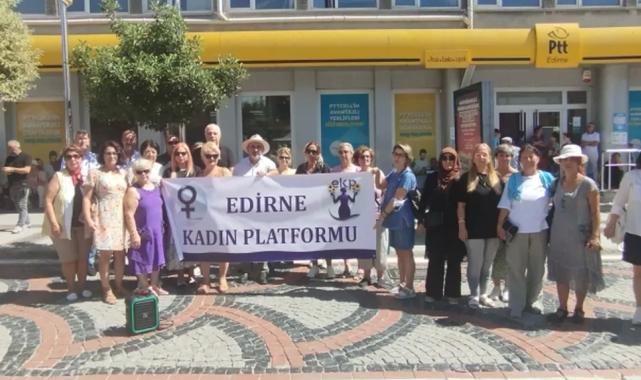 Edirne Kadın Platformu’ndan Narin Güran protestosu