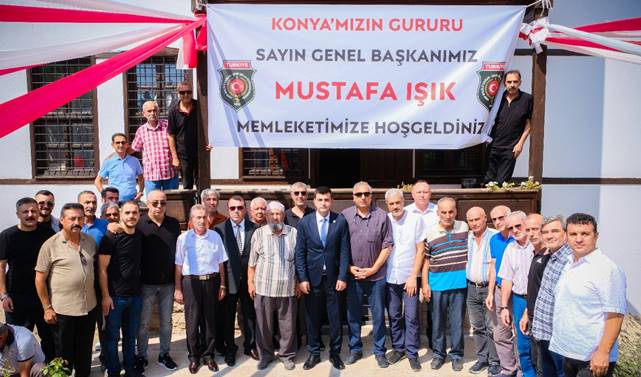 Konyalı Gaziler, Genel Başkan Adayı Işık’ı bağırlarına bastı
