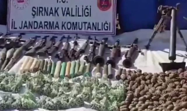 İçişleri’nden Şırnak Cudi’de ‘GÜRZ-12’… BTÖ’ye ait mühimmat deposu imha edildi