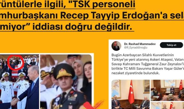 İletişim: TSK personeli değil Azerbaycan Askeri Ateşesidir