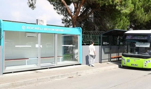 Kocaeli’de otogar aktarma durakları yenilendi