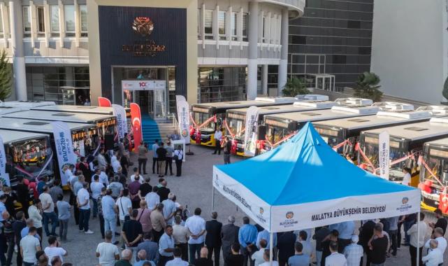 Malatya Büyükşehir araç filosunu güçlendirdi
