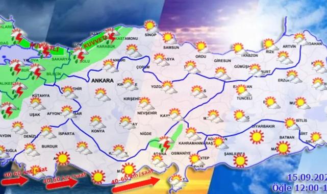 Meteoroloji’den ‘Pazar’ havası!
