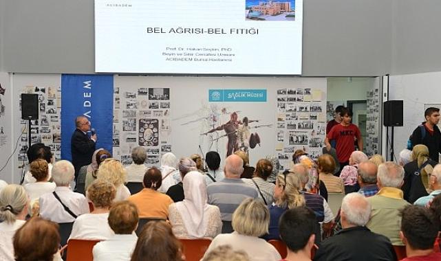 Sağlık Buluşmaları’nda bel sağlığı konuşuldu