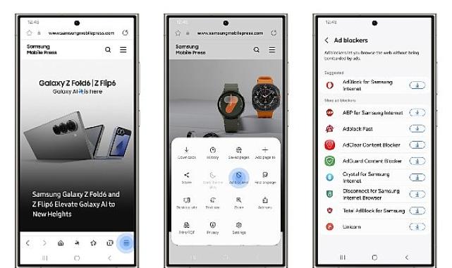 Samsung Internet sayesinde Galaxy kullanıcılarının çevrimiçi gizliliği koruma altında