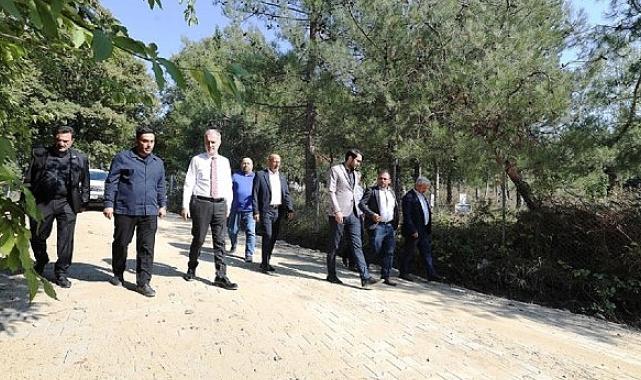 Süle Mahallesi’nde Parke Taş Ve Arazi Yolu Çalışması Tamamlandı