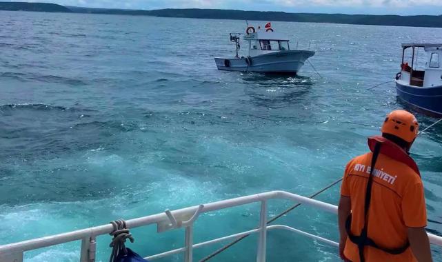 Türkeli Feneri açıklarında makine arızası yaptı