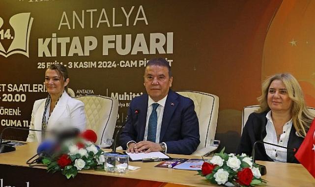 14. Antalya Kitap Fuarı kapılarını açmaya hazırlanıyor
