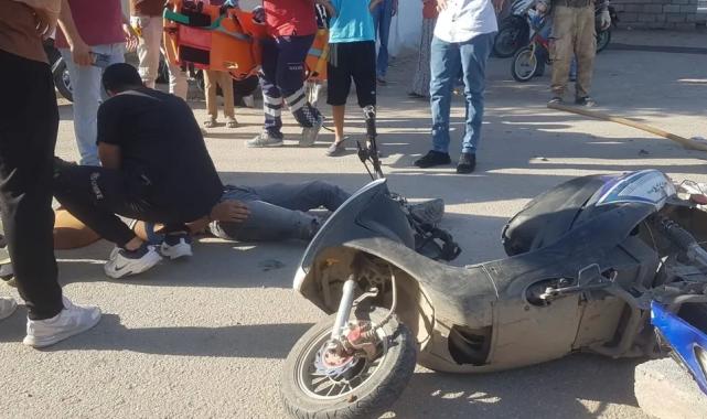 Adıyaman’da otomobil ile motosiklet çarpıştı: İki kişi hafif yaralandı