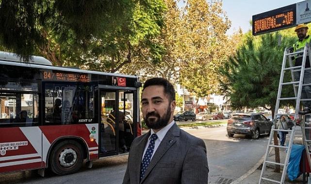 Akıllı duraklar, Büyükşehir’in kendi yazılımıyla devrede