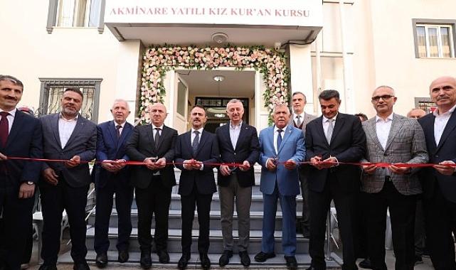 Akminare Yatılı Kız Kuran Kursu açılışına katılan Büyükakın; Güzel gönüllü insanlar güzel hizmetlere vesile olur